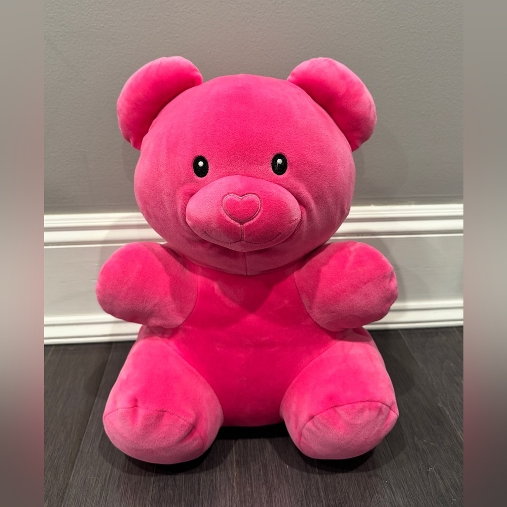 NWOT 16” inch Pink Gummy Bear Plush Teddy Bear Stuffed Animal Toy Kids Valentine